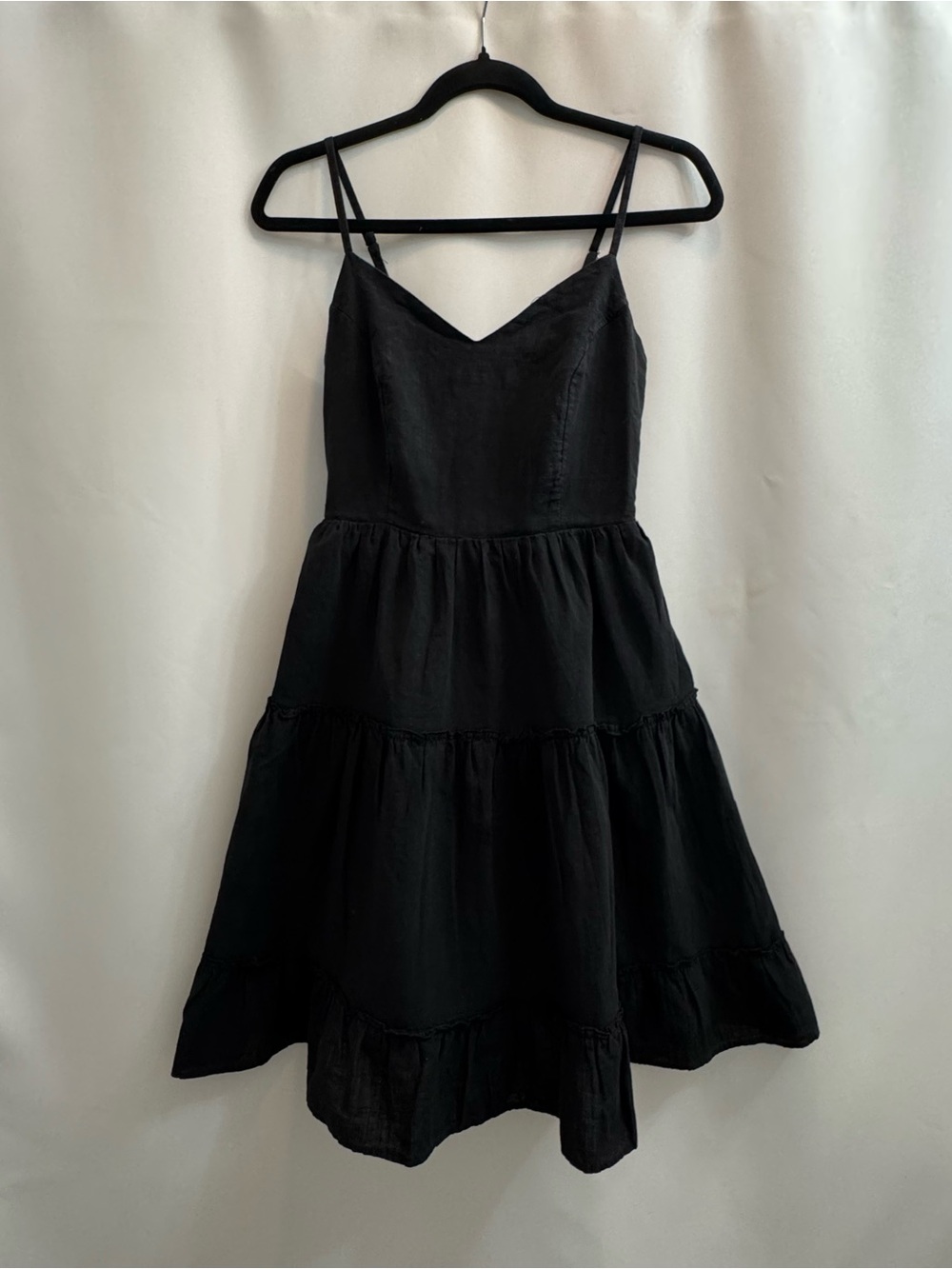 Women's Black Tiered Sundress